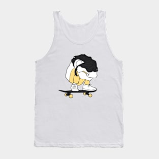 Skateboard girl Tank Top